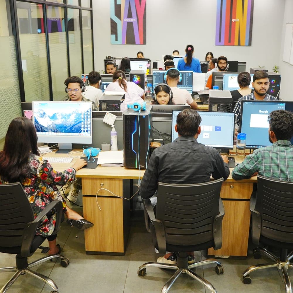 Office team at work