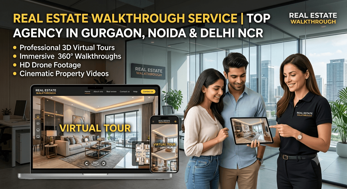 Real Estate Walkthrough Service | Top Walkthrough Agencies in Gurgaon, Noida & Delhi NCR Real Estate Walkthrough Service | Top Walkthrough Agencies in Gurgaon, Noida & Delhi NCR