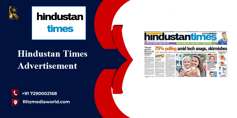 Book Hindustan Times Classified Ads at Discounted Rates Today! Book Hindustan Times Classified Ads at Discounted Rates Today!
