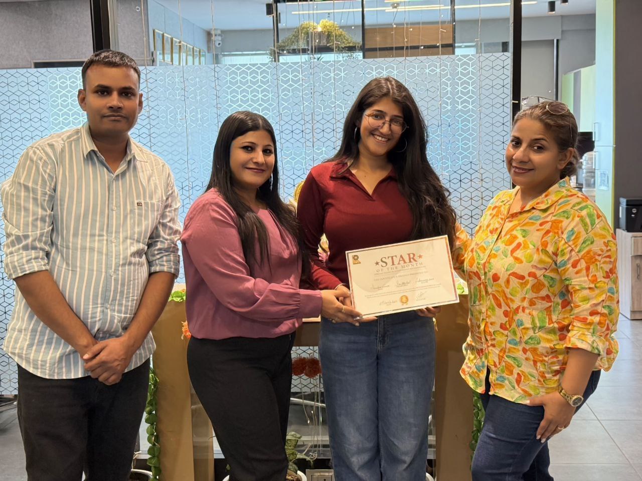 Star of the Month — Recognition 6