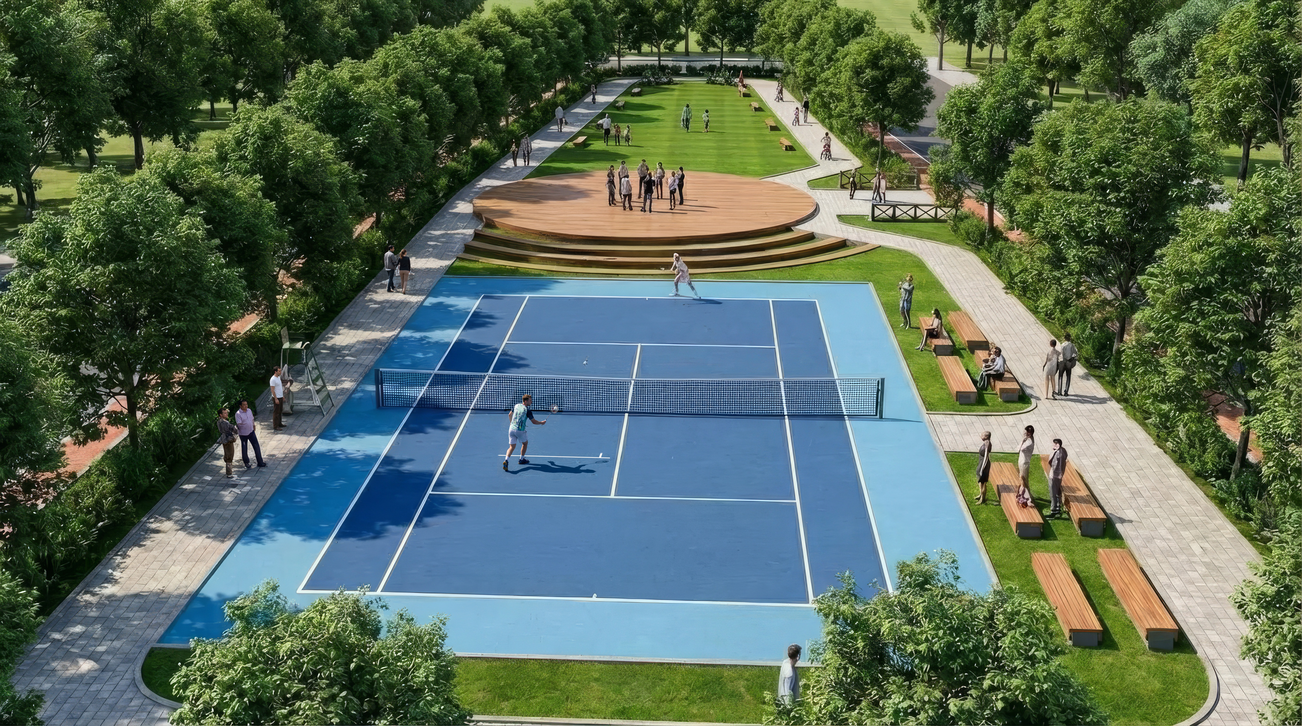 Amenity & Landscape Rendering – Ritz Media World