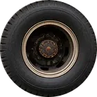 Truck rear wheel