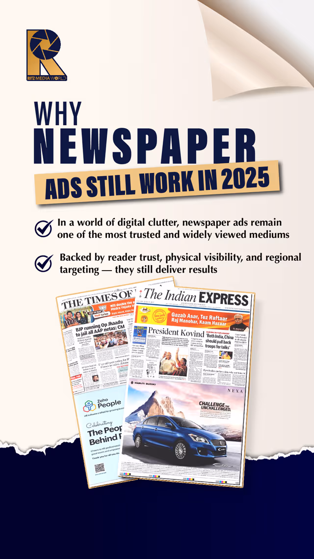 Why Newspaper Ads Still Work in 2025