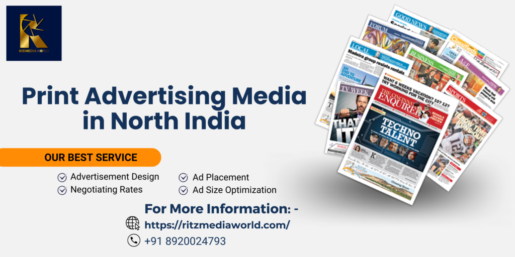 Best Print Advertising Agency in North India – Ritz Media World